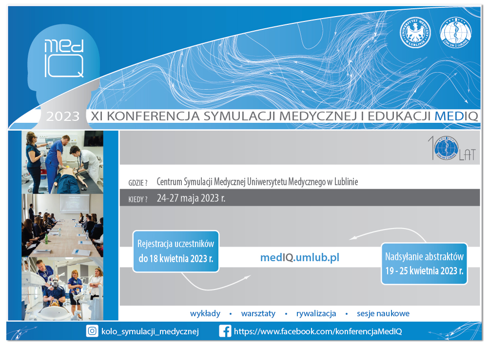 Konferencja Mediq 2022 - zapisy online w Strefie Uczestnika