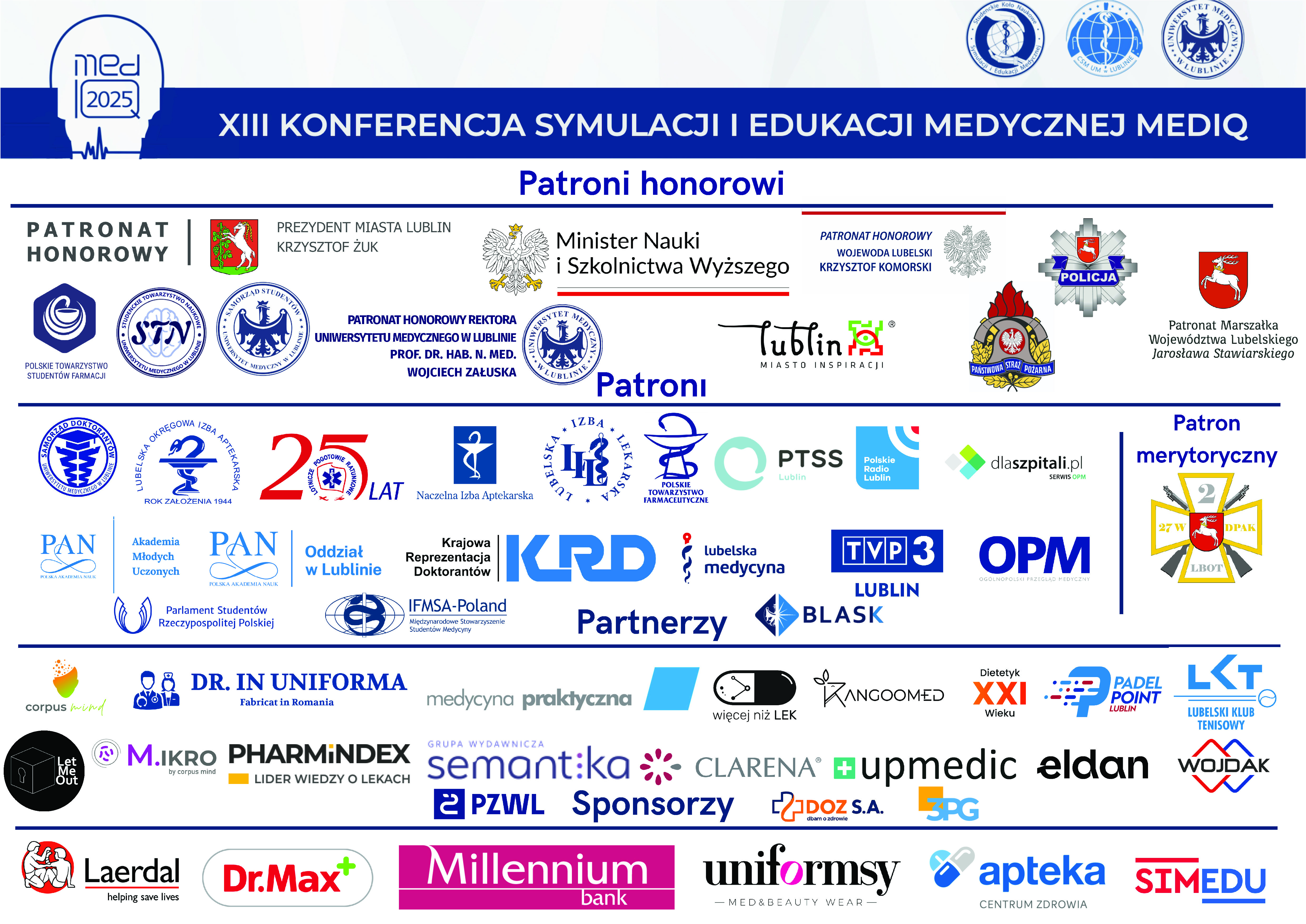patroni i parnerzy konferencji